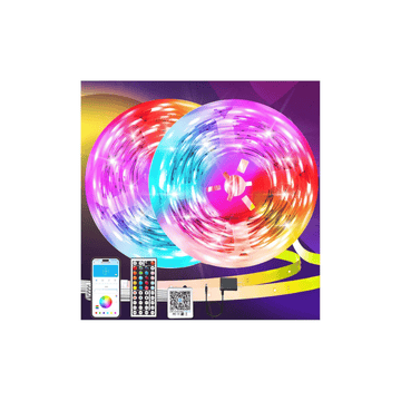 Smart RGB LED Strip Lights with Music Sync