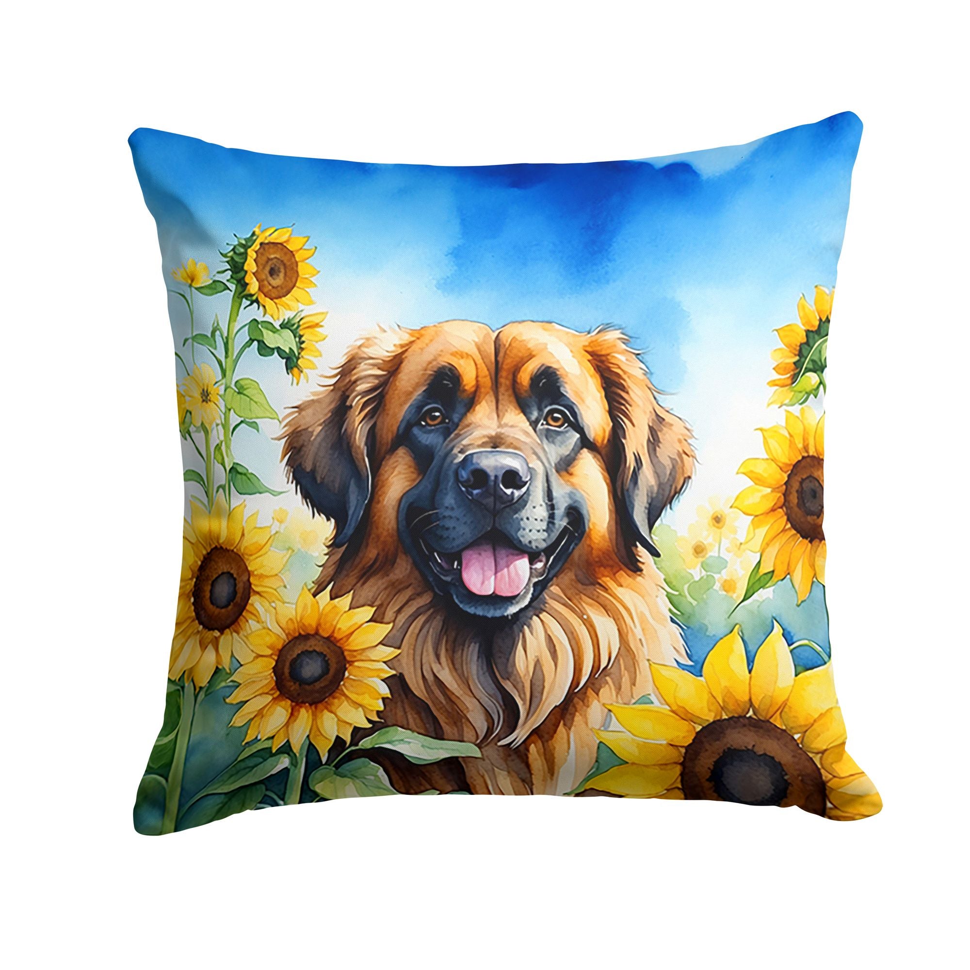 Vibrant Floral Decorative Throw Pillow for Couch, Bed or Patio