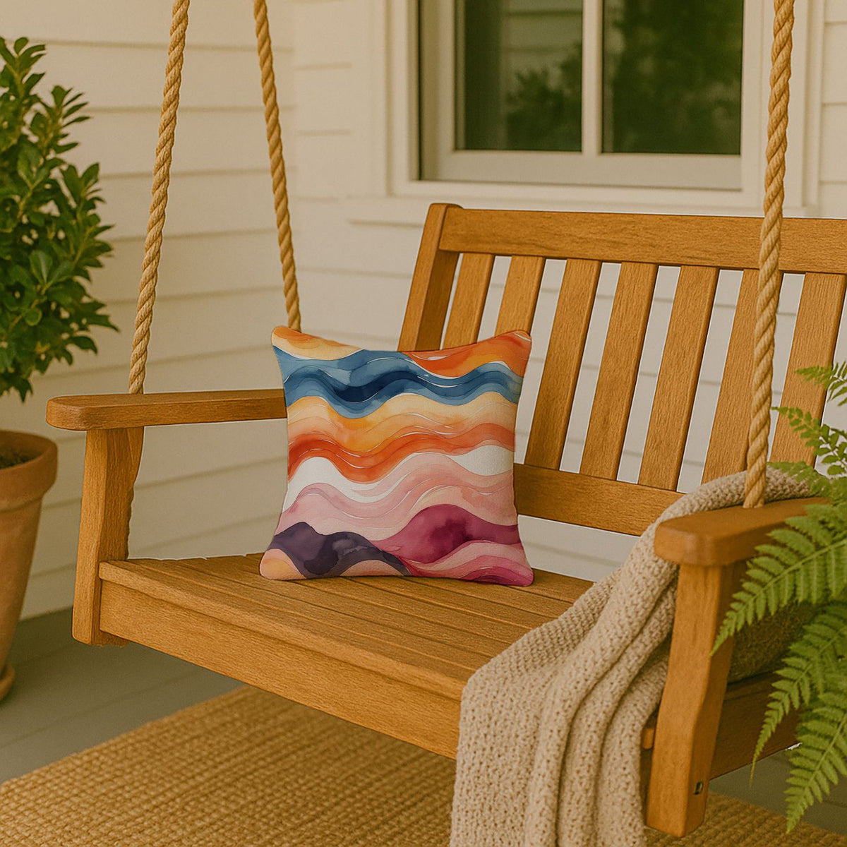 Lesbian Pride Indoor-Outdoor Decorative Pillow