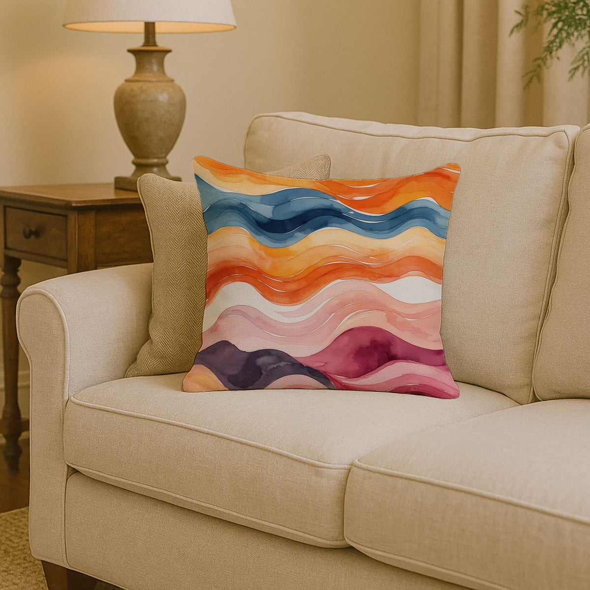 Lesbian Pride Indoor-Outdoor Decorative Pillow
