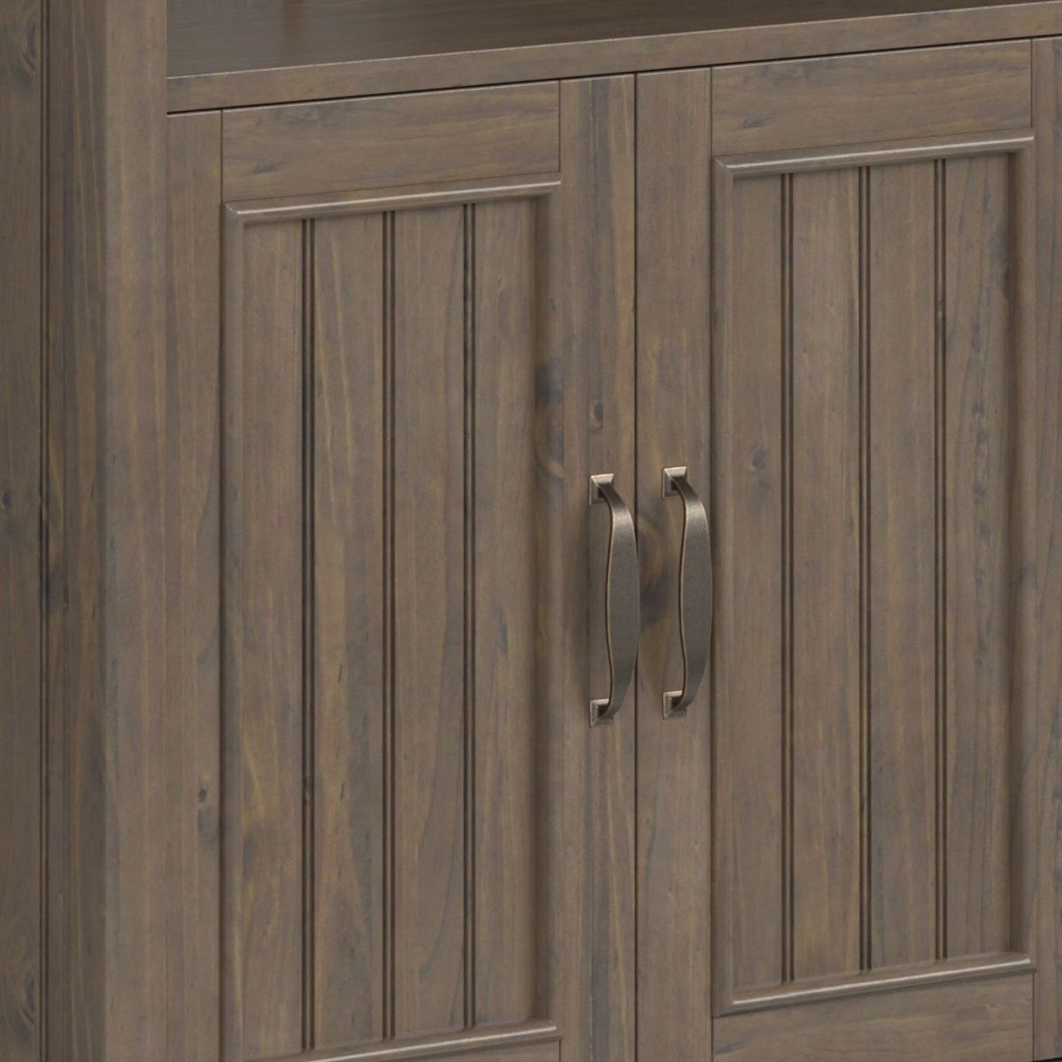 Handcrafted Bookcase with Interior Storage and Adjustable Shelves