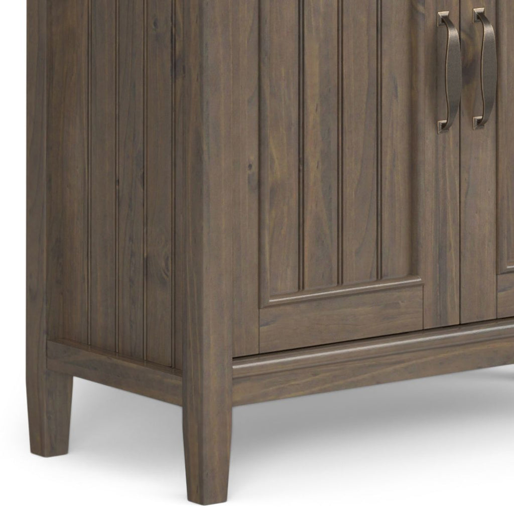 Handcrafted Bookcase with Interior Storage and Adjustable Shelves
