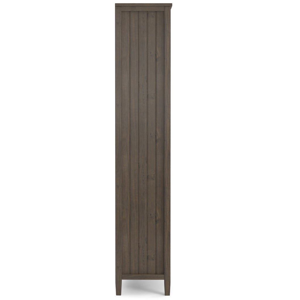 Handcrafted Bookcase with Interior Storage and Adjustable Shelves