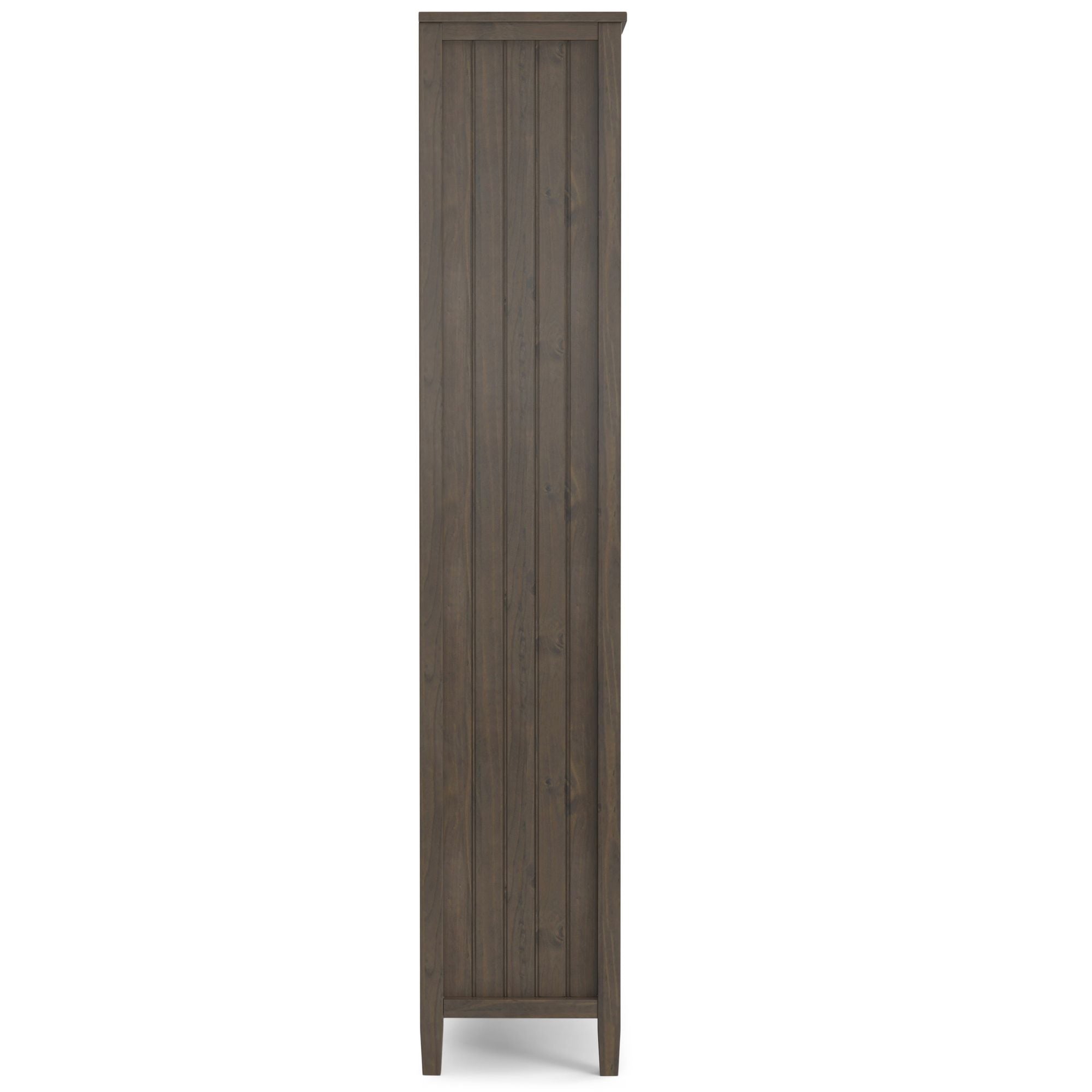 Handcrafted Bookcase with Interior Storage and Adjustable Shelves