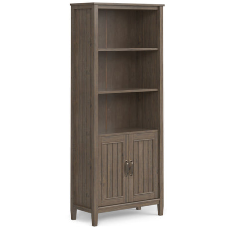 Handcrafted Bookcase with Interior Storage and Adjustable Shelves