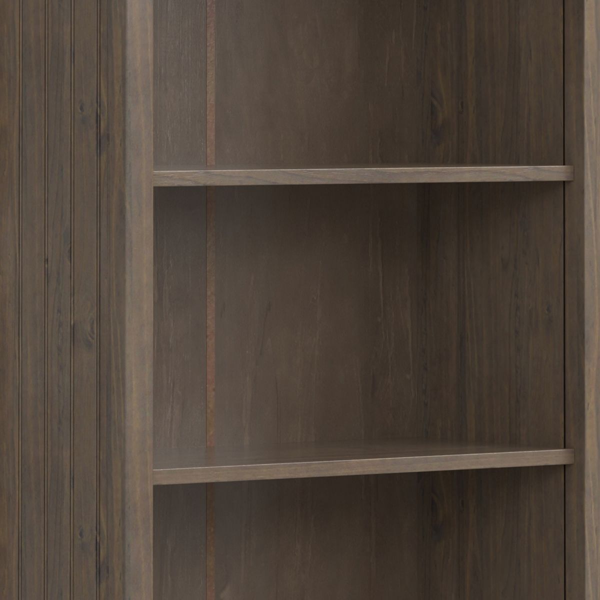 Handcrafted Bookcase with Interior Storage and Adjustable Shelves