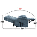 Oversized Power Lift Recliner with Heat & Massage, Dual Motor