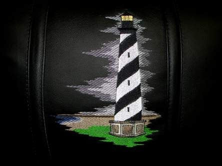 Black and White Lighthouse XZipit Logo Panel