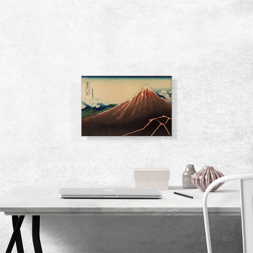 Lightning Below the Summit — Storm Below Mount Fuji 1832
