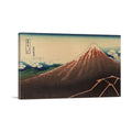 Lightning Below the Summit — Storm Below Mount Fuji 1832 - 28" x 20" / 70cm x 50cm (approx) / Standard Framed Canvas Print