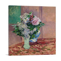 Lilacs and Peonies in Two Vases Wall Art