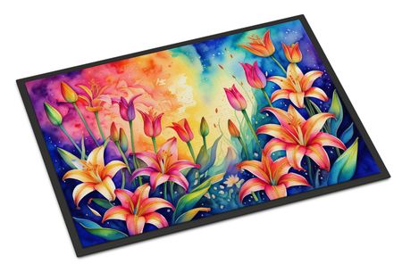 Lilies in Color Indoor-Outdoor Doormat