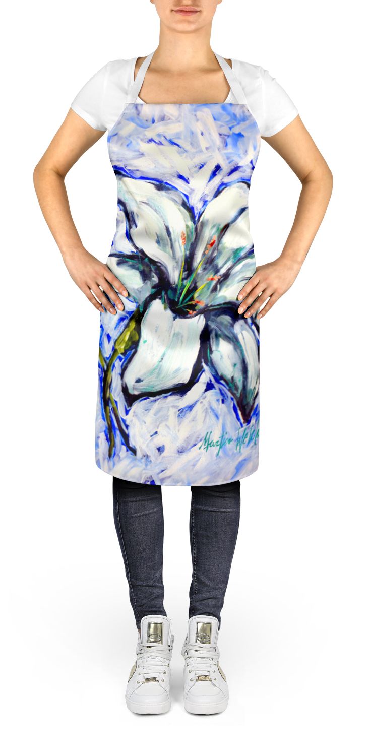 Lily Artwork Apron for Kitchen, Crafts, and Garden