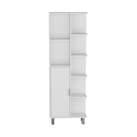 Derby Linen Cabinet: Open Shelving & Concealed Storage for Bathroom