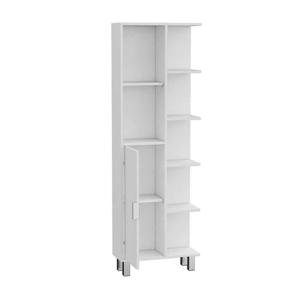 Derby Linen Cabinet: Open Shelving & Concealed Storage for Bathroom