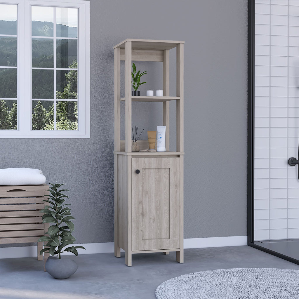 Jannes Cabinet with Open Display and Concealed Storage