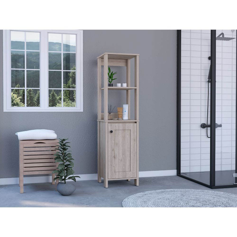 Jannes Cabinet with Open Display and Concealed Storage