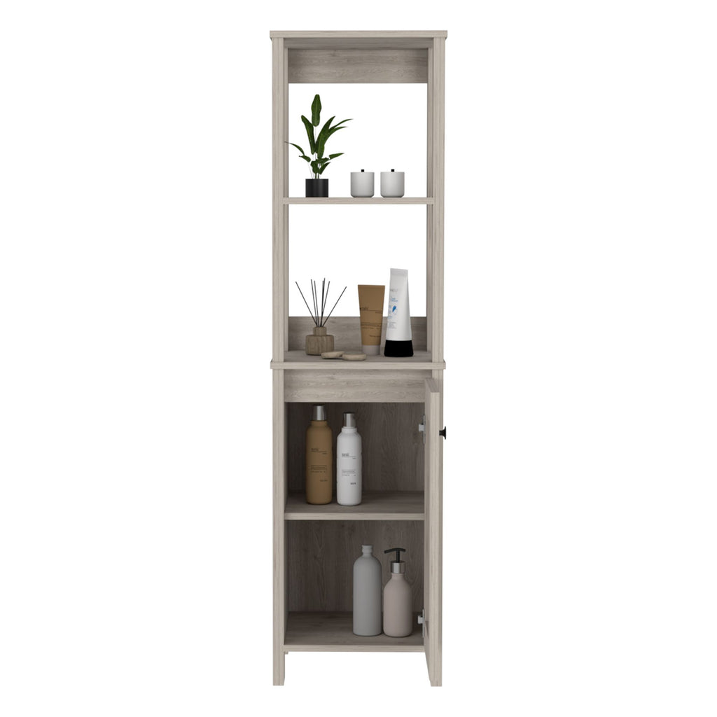 Jannes Cabinet with Open Display and Concealed Storage