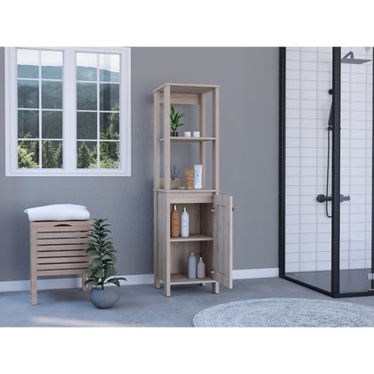 Jannes Cabinet with Open Display and Concealed Storage