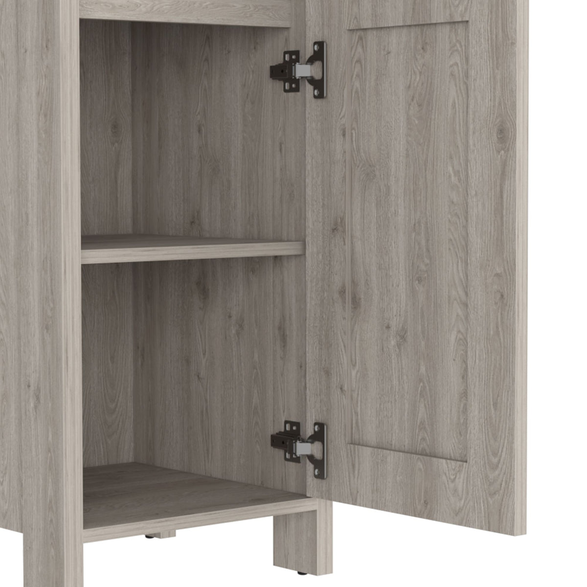 Jannes Cabinet with Open Display and Concealed Storage