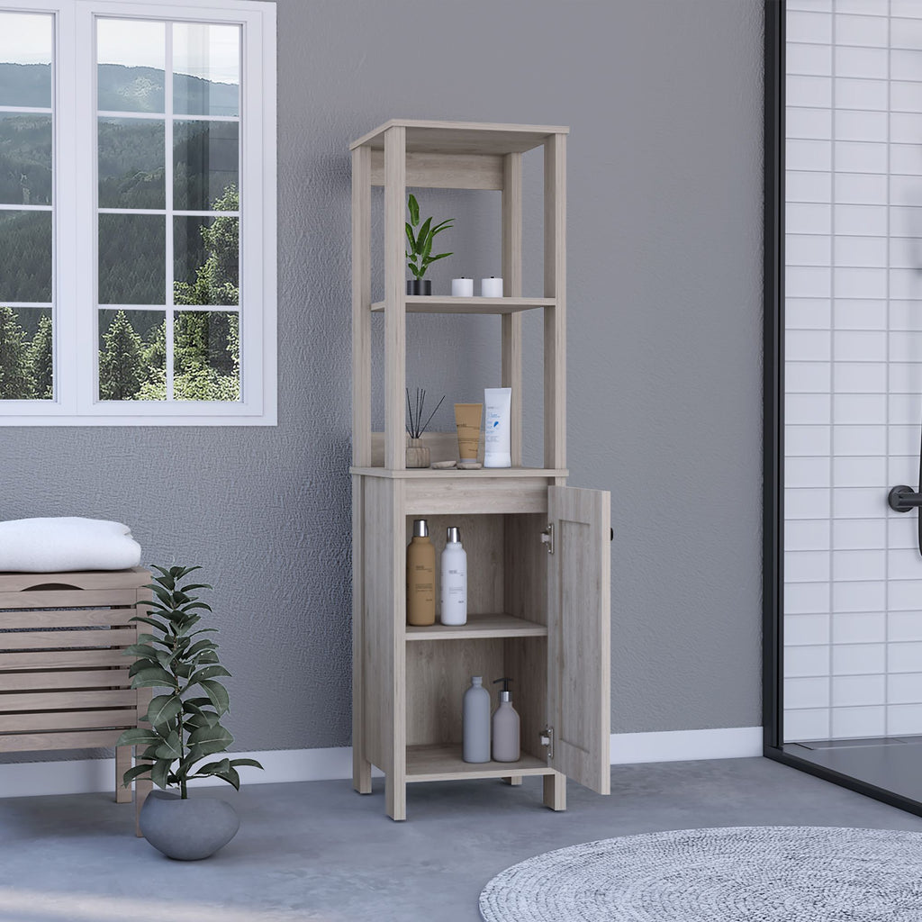 Jannes Cabinet with Open Display and Concealed Storage