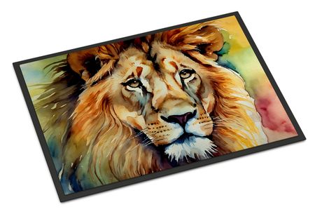Striking Lion Artwork Doormat