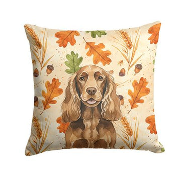 English Cocker Spaniel Heirloom Fall Pillow
