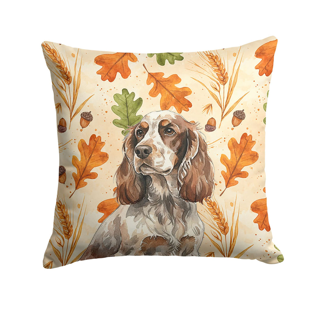 English Cocker Spaniel Heirloom Fall Accent Pillow