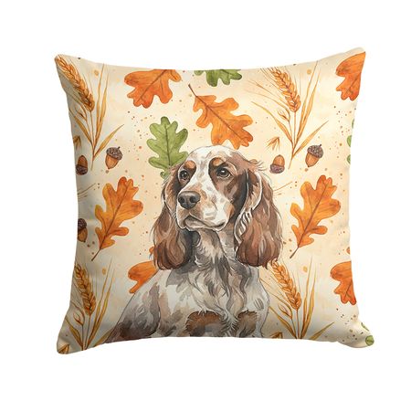 English Cocker Spaniel Heirloom Fall Accent Pillow