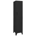 Black Locker Cabinet with Lockable Vented Door