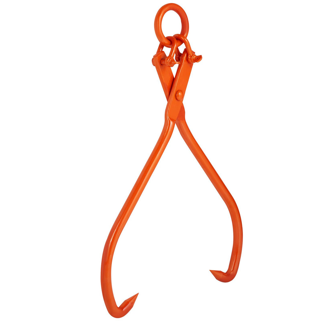 Log Skidding Tongs with Tightening Claw Grip