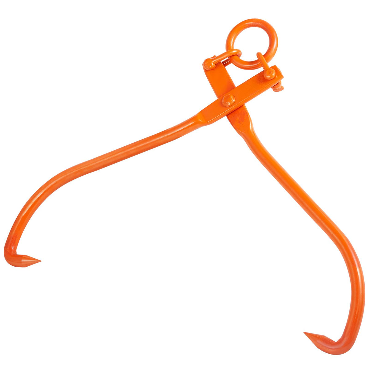 Log Skidding Tongs with Tightening Claw Grip