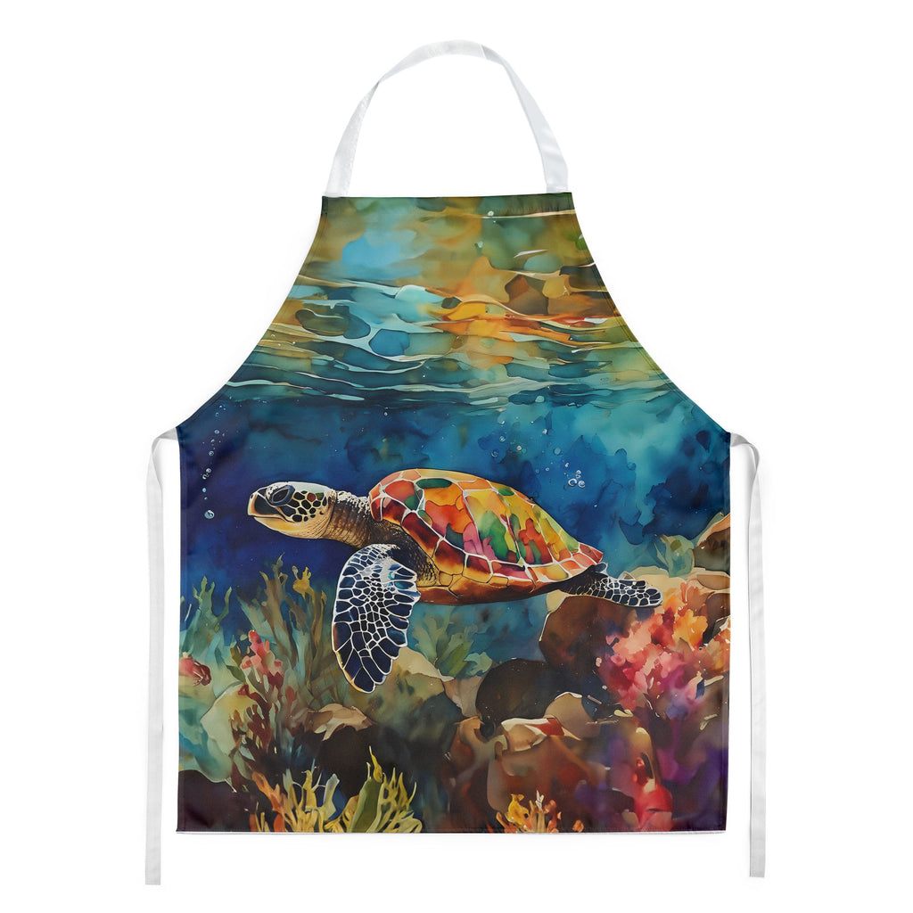 Loggerhead Sea Turtle Art Apron