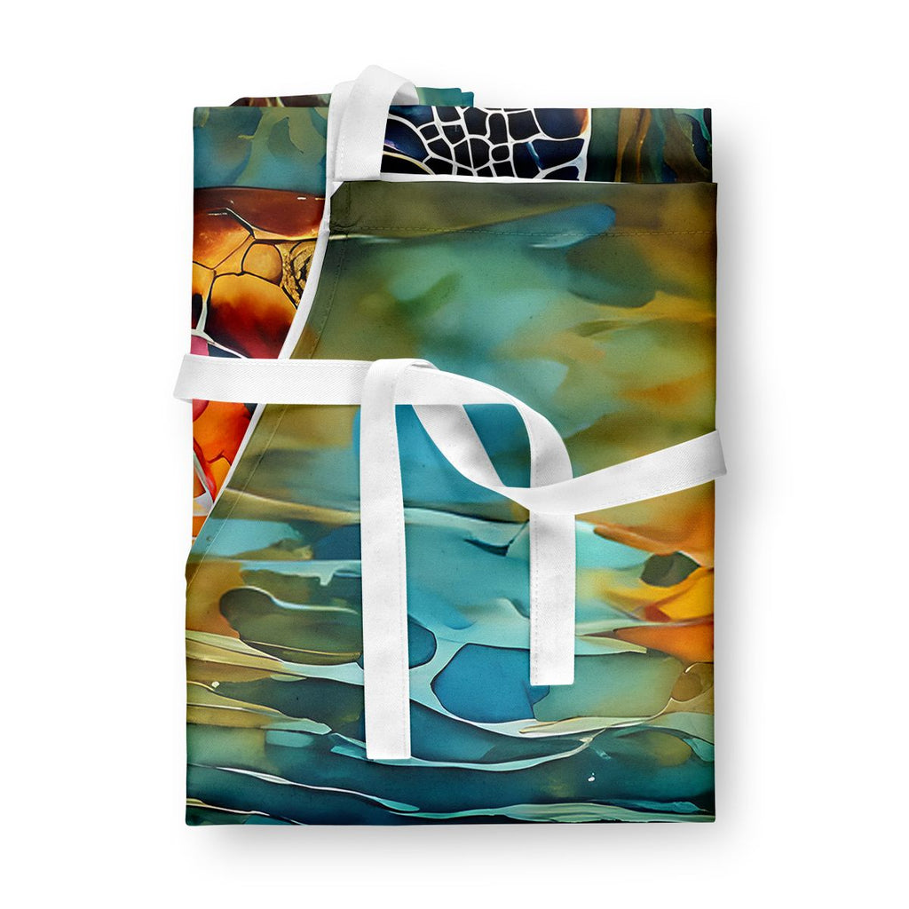 Loggerhead Sea Turtle Art Apron