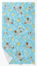 Ultra Soft Oversized Bath Towel with Vibrant Full-Color Design