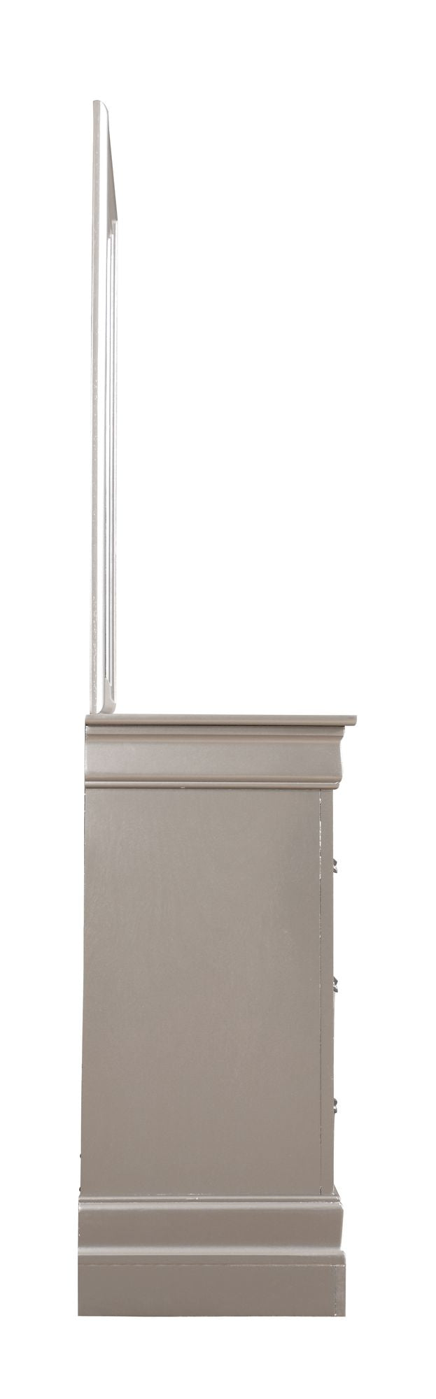 Lorana Silver Champagne Croc-Finish Dresser