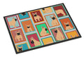 Lots of Fawn French Bulldog Indoor-Outdoor Doormat