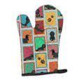Longhaired Dachshund Quilted Oven Mitt