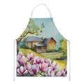 Louisiana Magnolias Watercolor Bib Apron