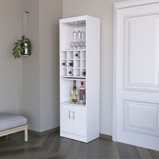 Lowa Bar Cabinet with Wine Rack and Concealed Storage