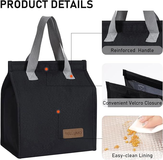 Insulated Leakproof Lunch Bag for Daily Outings