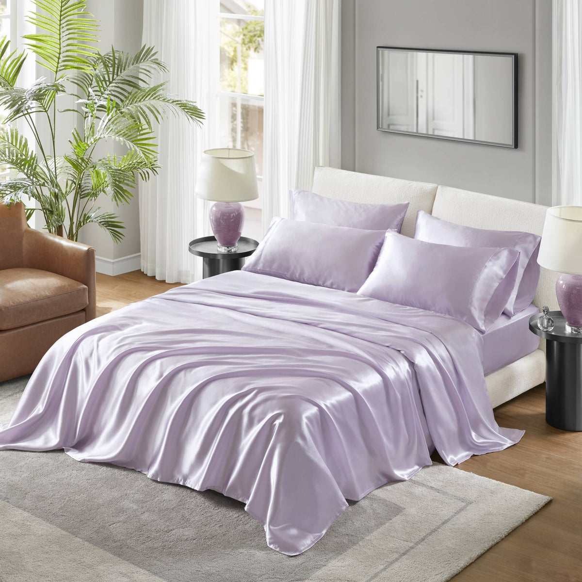 Luxury Full Sheet Set – Wrinkle-Free & Gentle on Hair
