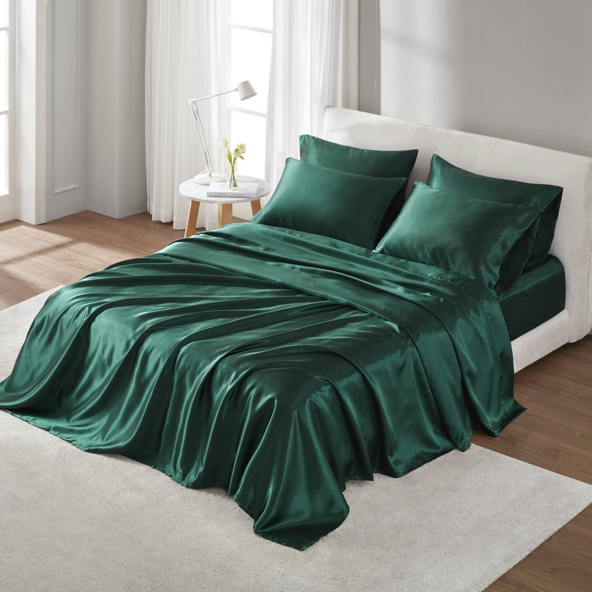 Luxury Wrinkle-Free Full Sheet Set – Silky Soft & Gentle