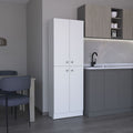 Lynch 71- Kitchen Pantry Cabinet with Adjustable Shelves and 4 Doors