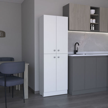 Lynch 71- Kitchen Pantry Cabinet with Adjustable Shelves and 4 Doors