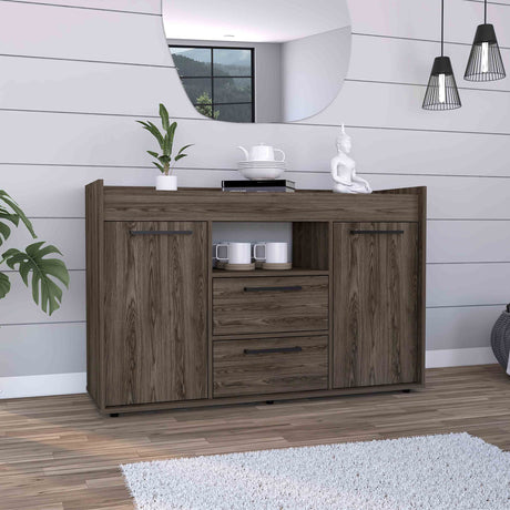 TidyCabinet Lyon Sideboard with Two Drawers and Double Door Cabinets