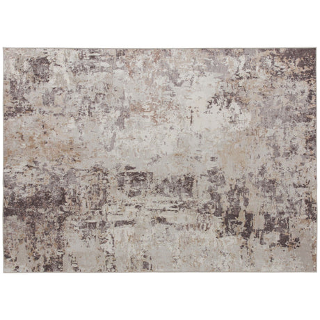 Modern Abstract Area Rug - Non-Slip, Washable Chenille Carpet for Living Room