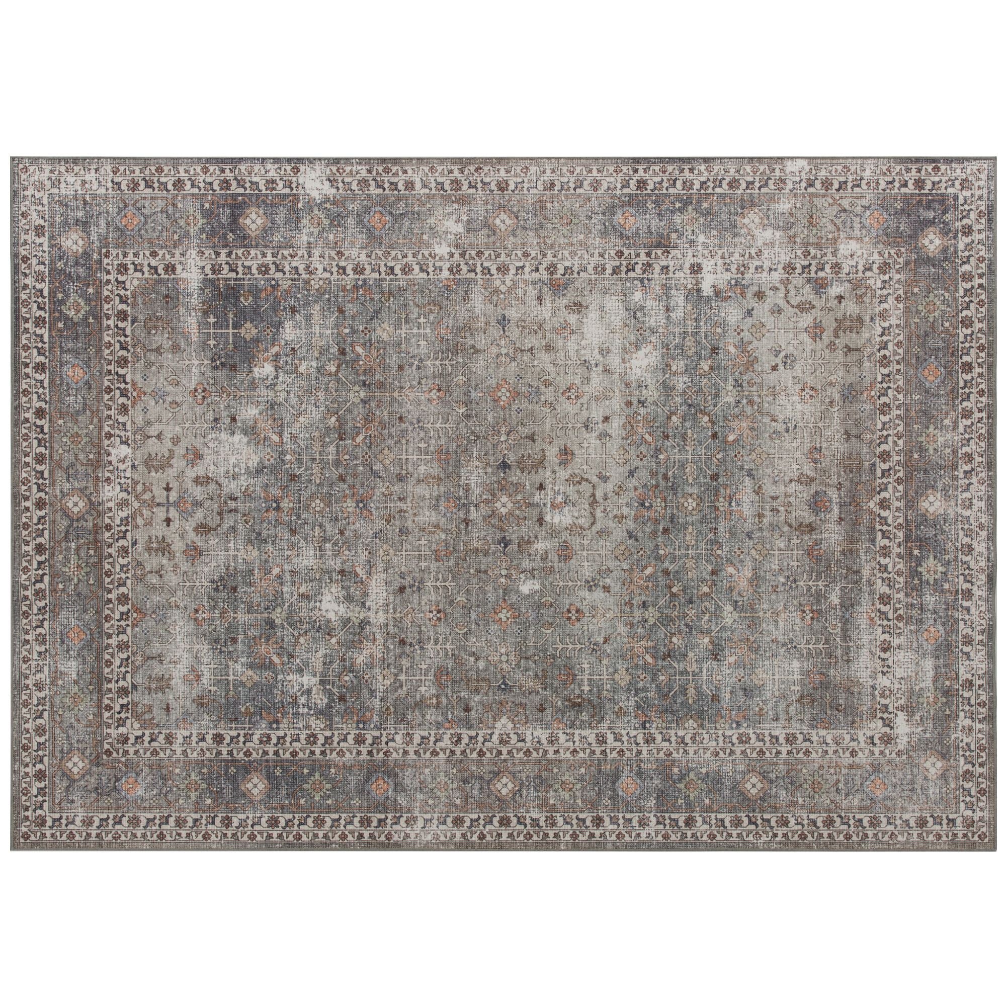 Machine Washable Traditional Chenille Area Rug