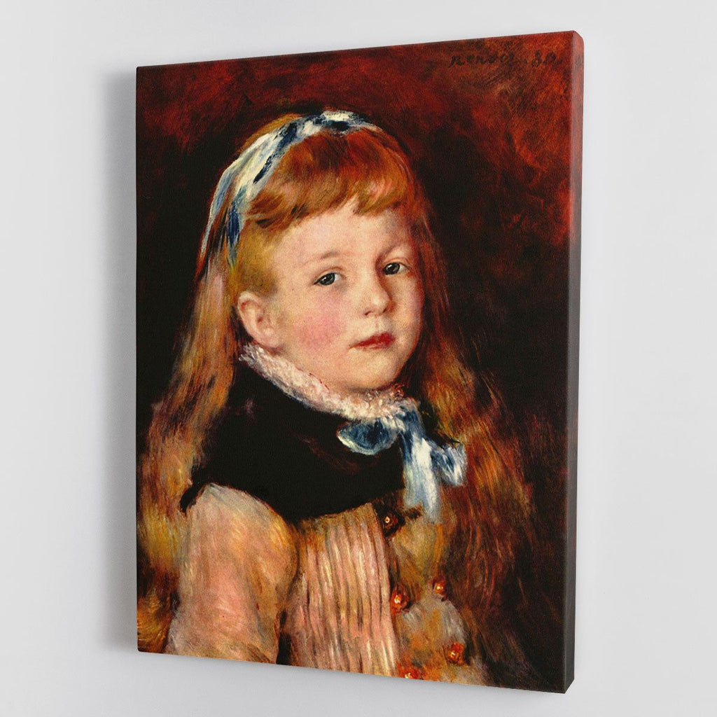 Renoir Mademoiselle Grimprel Canvas Print or Poster