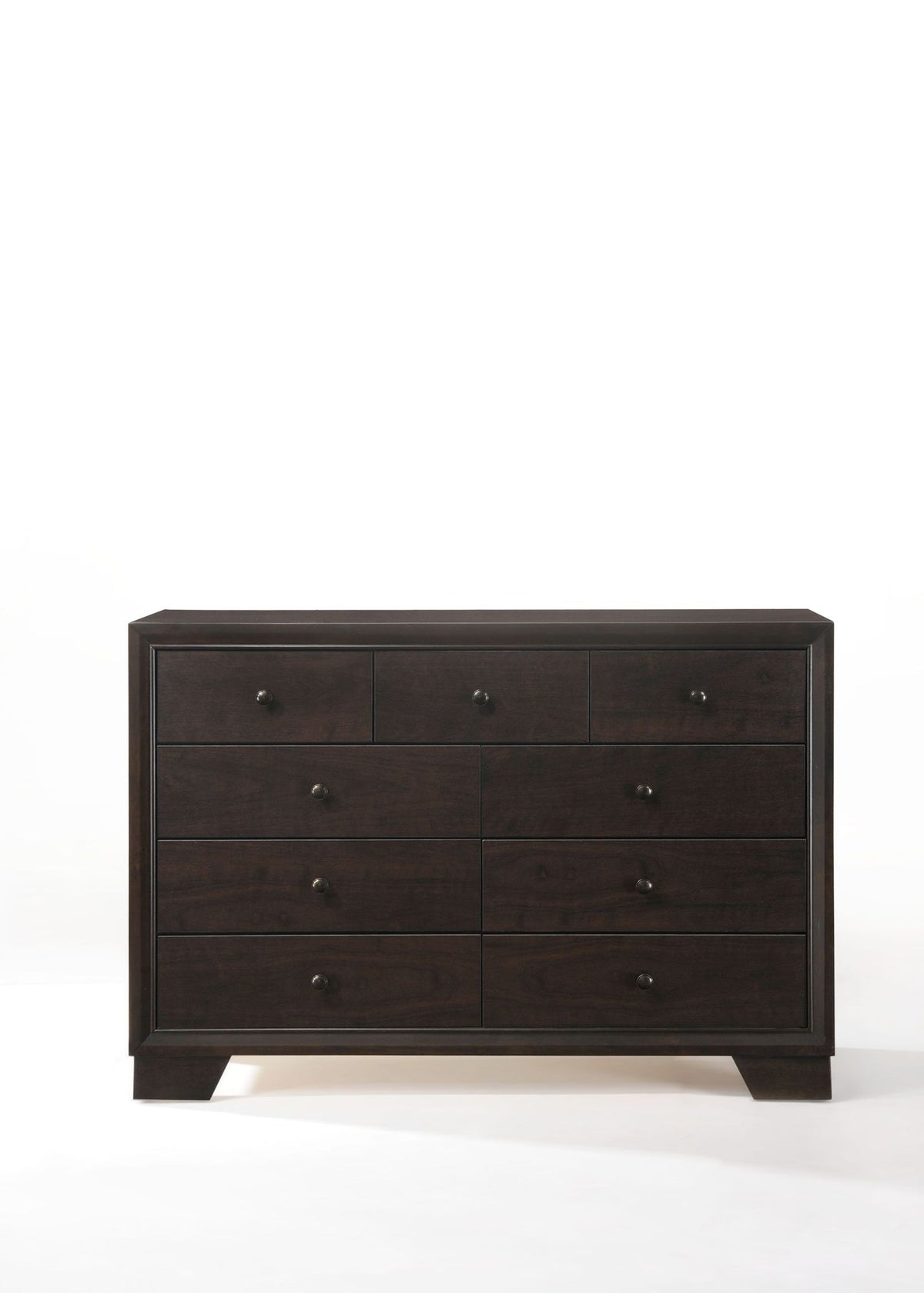 Freestanding Black Mirror with Minimalist Style